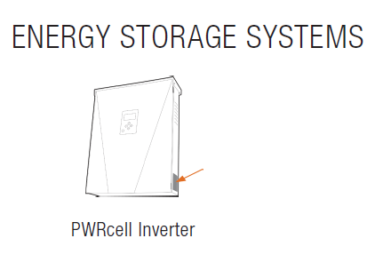 Find the serial number on a Generac Clean Energy Storage Inverter product